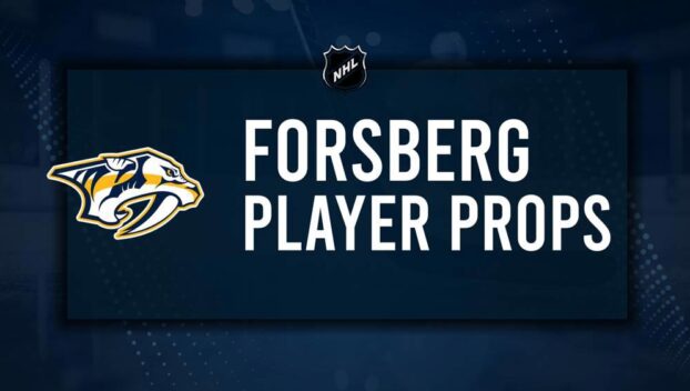 Filip Forsberg Player Prop Bets for the Predators vs. Lightning Game - October 28