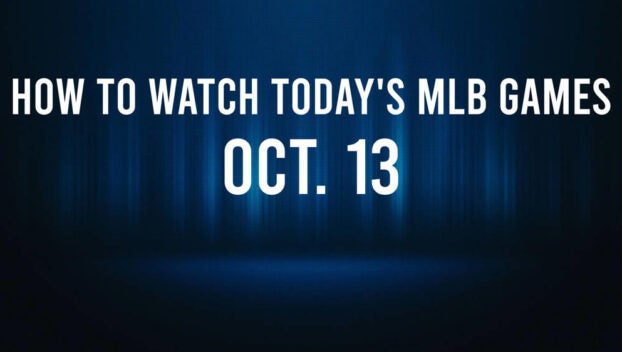 How to Watch the MLB Baseball Playoffs on Monday, Oct. 13: TV Channel, Live Streaming, Start Times