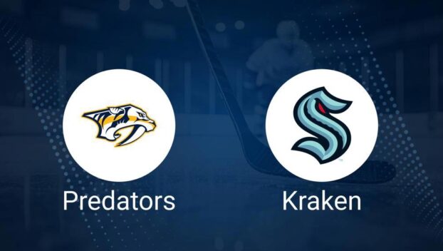 Where to Watch Nashville Predators vs. Seattle Kraken on TV or Streaming Live - October 15