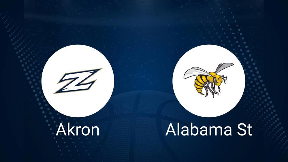 Akron vs. Alabama State Basketball Tickets - Sunday, November 24