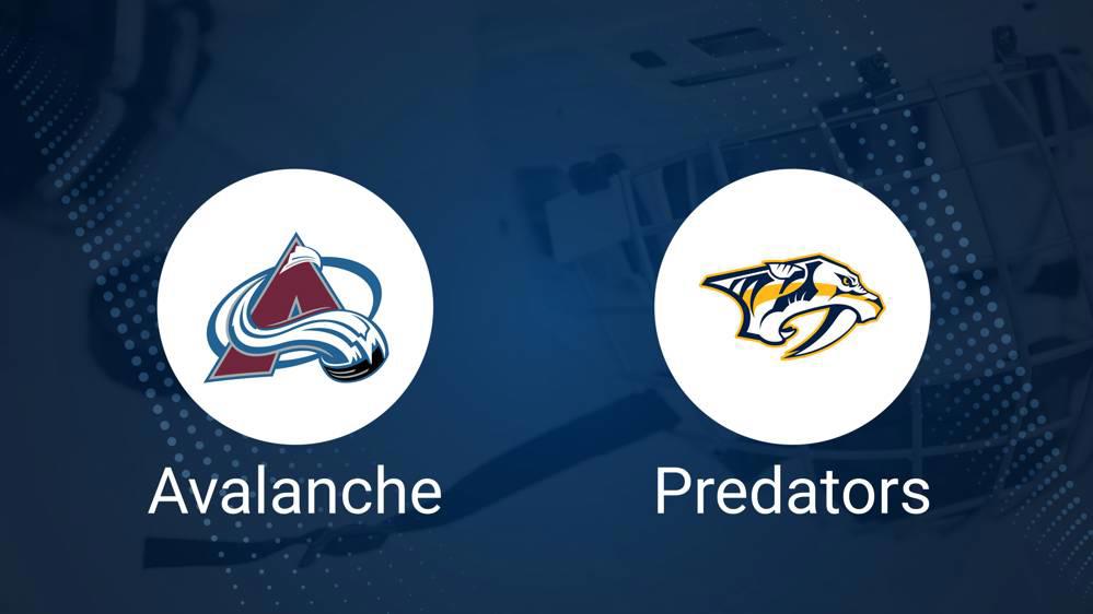 Avalanche vs. Predators Injury Report Today - November 11