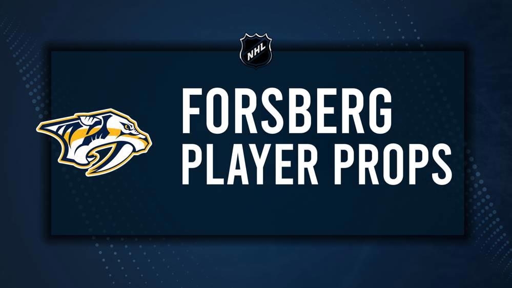 Filip Forsberg Player Prop Bets for the Predators vs. Kings Game - November 4