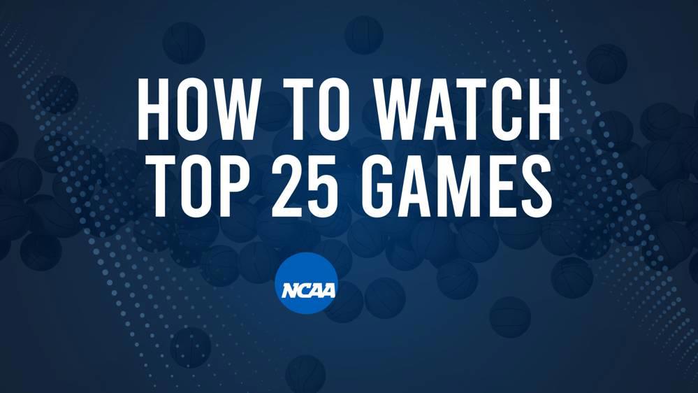 How to Watch Top 25 Women's College Basketball Games - Thursday, November 14