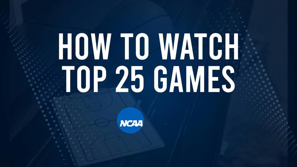 How to Watch Top 25 Women's College Basketball Games - Thursday, November 28