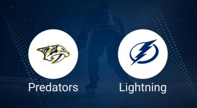 Predators vs. Lightning Injury Report Today - November 29