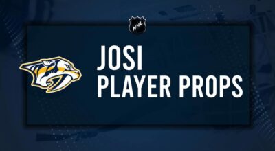 Roman Josi Player Prop Bets for the Predators vs. Capitals Game - November 6