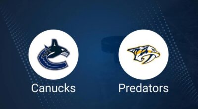 Where to Watch Vancouver Canucks vs. Nashville Predators on TV or Streaming Live - November 17