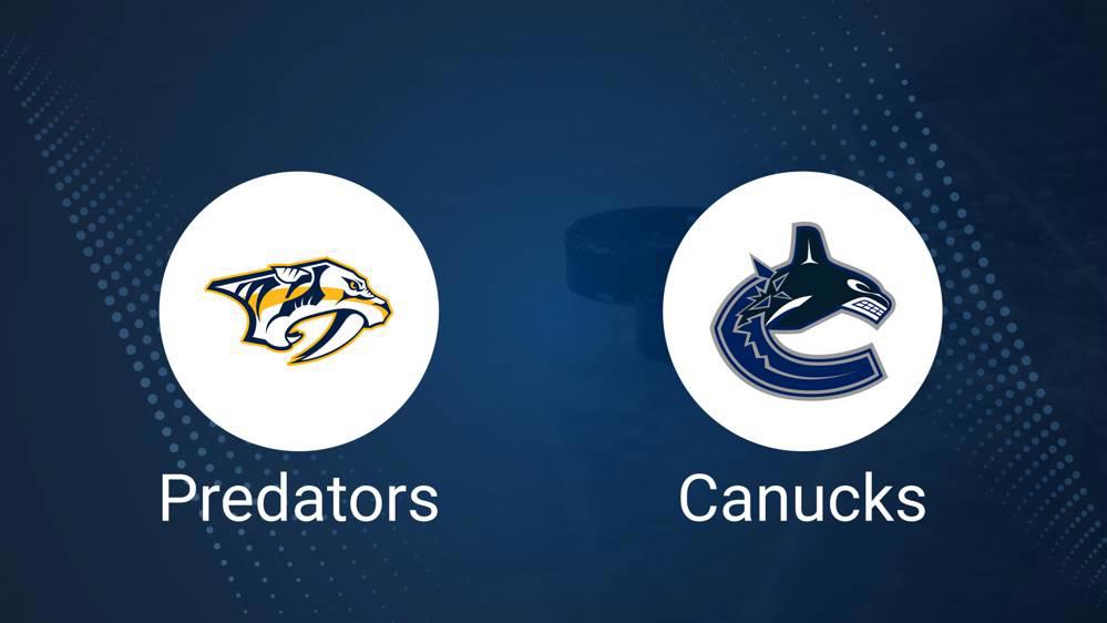 How to Pick the Predators vs. Canucks Game with Odds, Spread, Betting Line and Stats – January 3