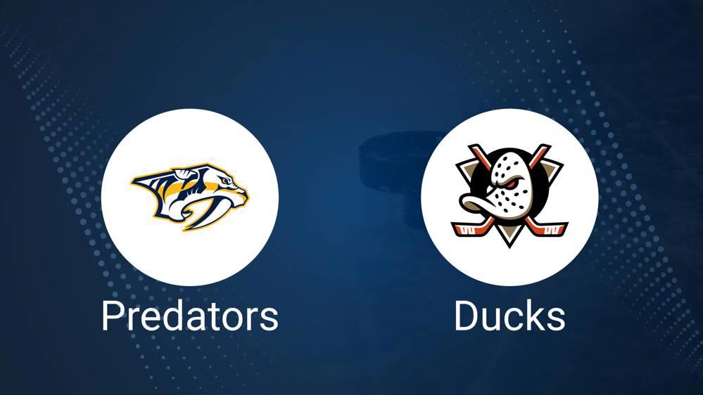 How to Pick the Predators vs. Ducks Game with Odds, Spread, Betting Line and Stats – January 25