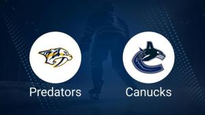 Where to Watch Nashville Predators vs. Vancouver Canucks on TV or Streaming Live - January 29