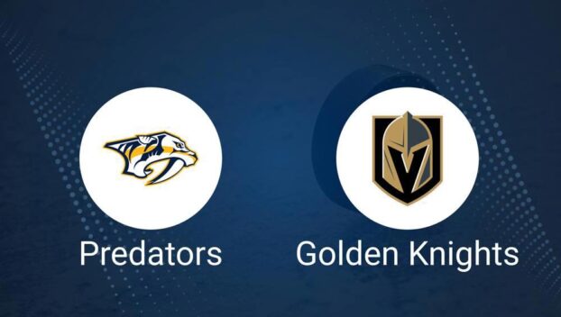 Where to Watch Vegas Golden Knights vs. Nashville Predators on TV or Streaming Live - January 14