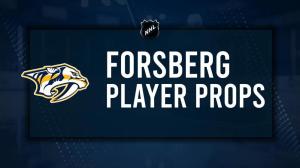 Filip Forsberg Player Prop Bets for the Predators vs. Penguins Game - February 1
