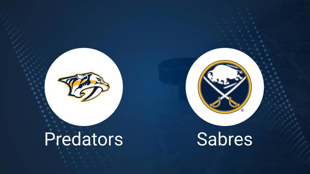 Where to Watch Nashville Predators vs. Buffalo Sabres on TV or Streaming Live - February 8