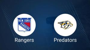 Rangers vs. Predators Injury Report Today - March 2